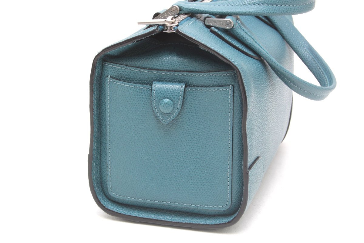 1B463*varek -stroke laValextra* Mini Boston handbag blur - series superior article [ new Poe n]