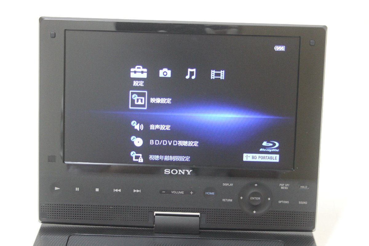 1D379 SONY ソニー 9v型 ポータブル ブルーレイディスク/DVDプレーヤー BDP-SX910 動作確認済み 2015年製【ニューポーン】の画像4