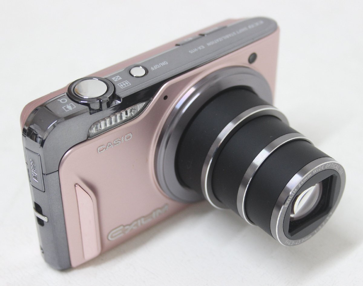 1D372 CASIO カシオ EXILIM コンパクト デジタルカメラ EX-H15 ピンク 動作確認済み【ニューポーン】の画像4
