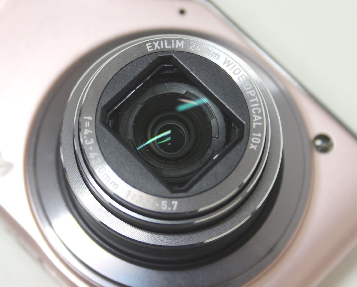 1D372 CASIO カシオ EXILIM コンパクト デジタルカメラ EX-H15 ピンク 動作確認済み【ニューポーン】の画像5