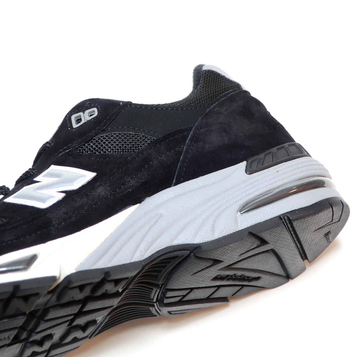 海外限定☆NEW BALANCE M991EKS BLACK SUEDE US9.5 27.5cm MADE IN ENGLAND ( ニューバランス M991 ブラック 黒 スエード UK製 )_画像8