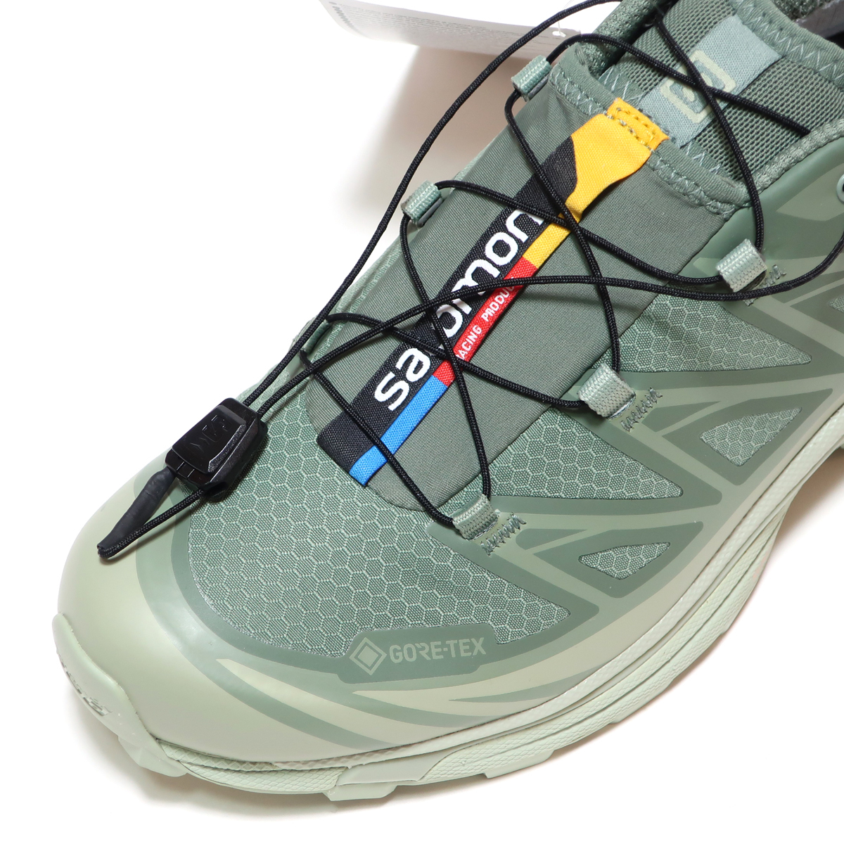 SALOMON XT-6 GTX DESERT SAGE/LILY PAD/LAUREL WREATH US9 27cm L47292000 GORE TEX サロモン ゴアテックス 防水 スニーカー カーキ_画像6