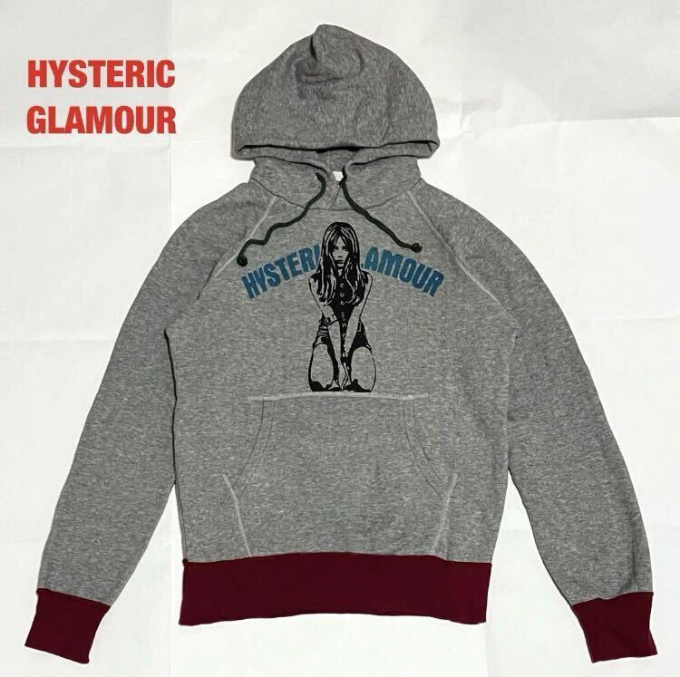 [ rare ]HYSTERIC GLAMOUR Hysteric Glamour pull over Parker his girl reverse side nappy the first period tag bai color 90s 00s 2CF-4870