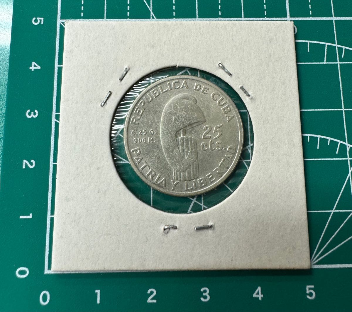 キューバ　コイン　25センタボス　コレクション　硬貨　外国コイン　古銭　海外