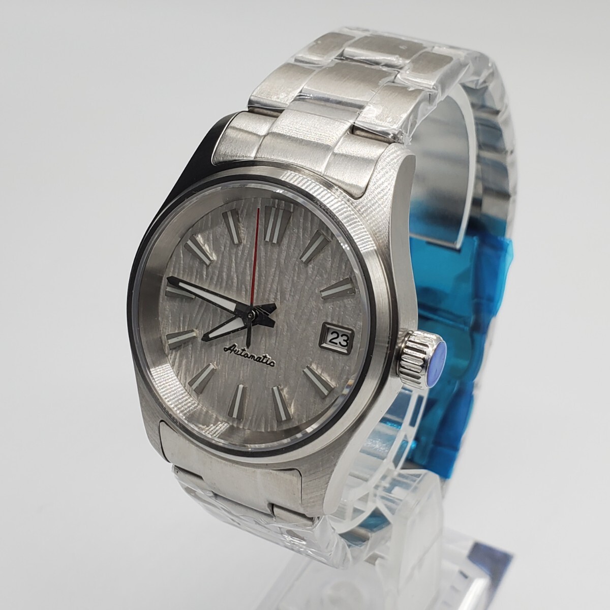  новый товар самозаводящиеся часы Tandoriono- Logo белый циферблат NH35 мужские наручные часы автоматический высококлассный сапфир защита от ветра 36mm