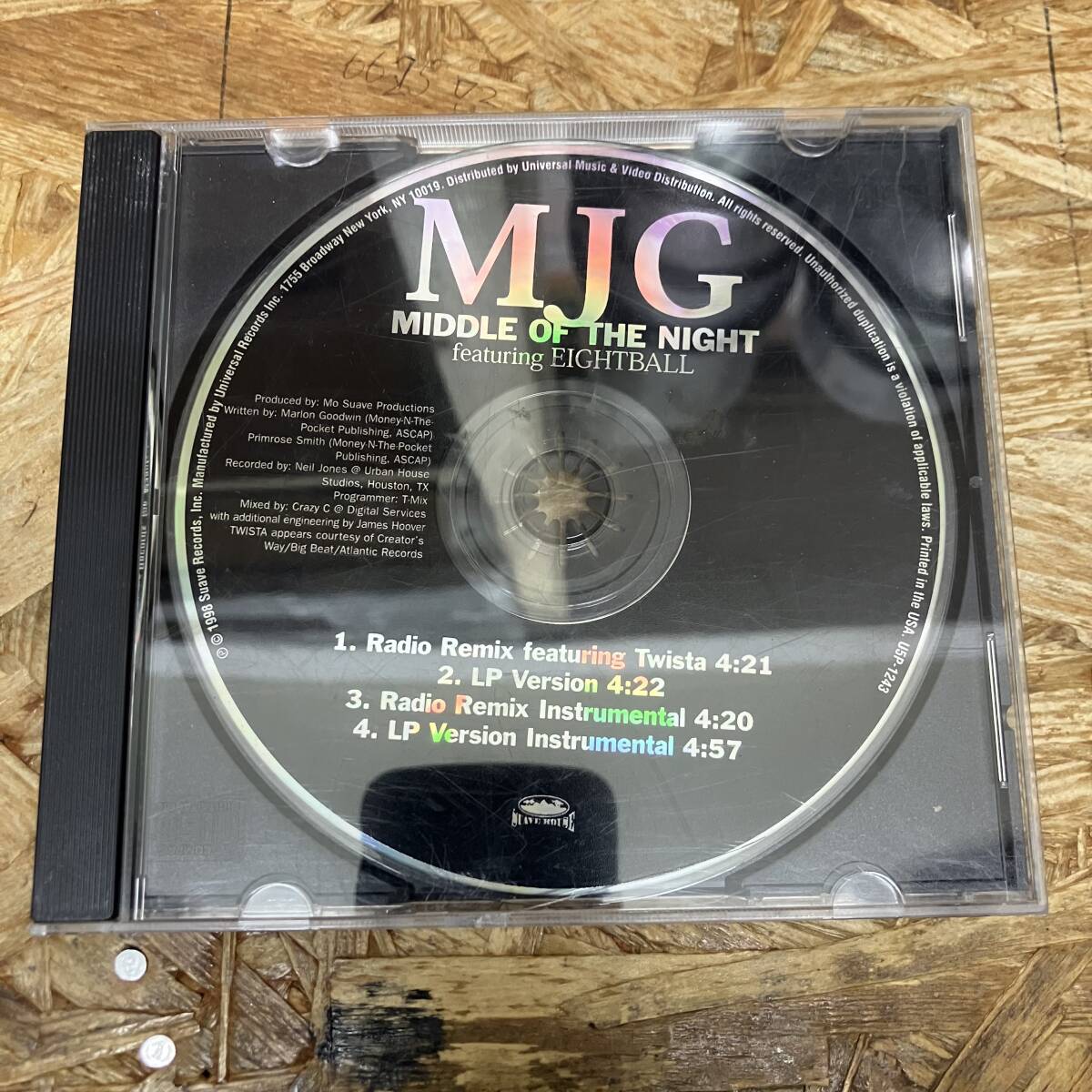 ◎ HIPHOP,R&B MJG - MIDDLE OF THE NIGHT INST,シングル CD 中古品の画像1