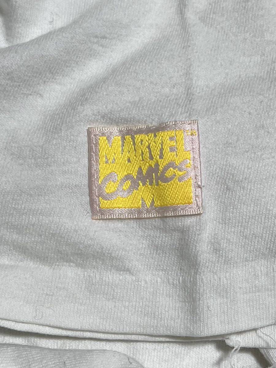 90s MARVEL BLACK CAT ヴィンテージ Tシャツ 白 M USA製 マーベル ブラックキャット アメコミ キャラクターTの画像9