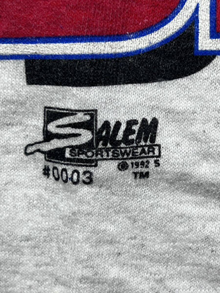 90s USA DREAM TEAM ヴィンテージ Tシャツ L グレー USA製 ドリームチーム バルセロナオリンピック アメリカ代表 NBA マイケルジョーダン他の画像5