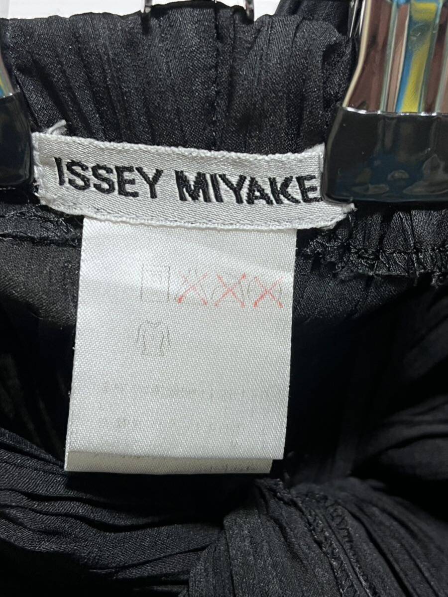 ISSEY MIYAKE 90s イッセイミヤケ プリーツ加工 ストレートパンツ M ブラック IM92-FF917 プリーツプリーズ PLEATS PLEASE me FETEの画像3