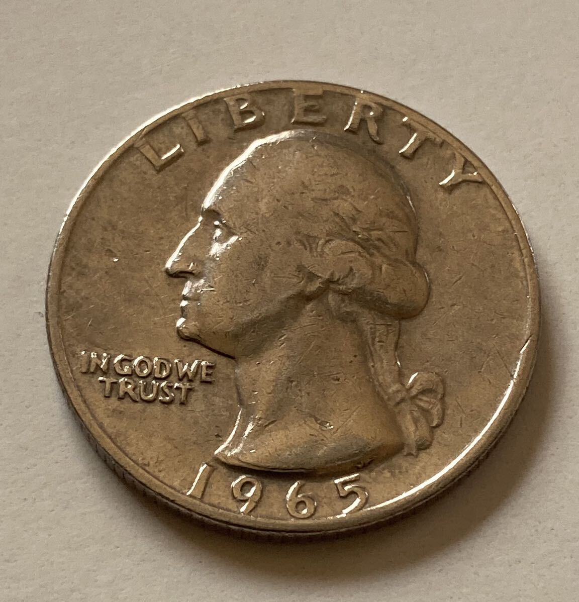 T.156・アメリカ ワシントンクォーターダラー（25セント）銀貨.2枚セット_画像5