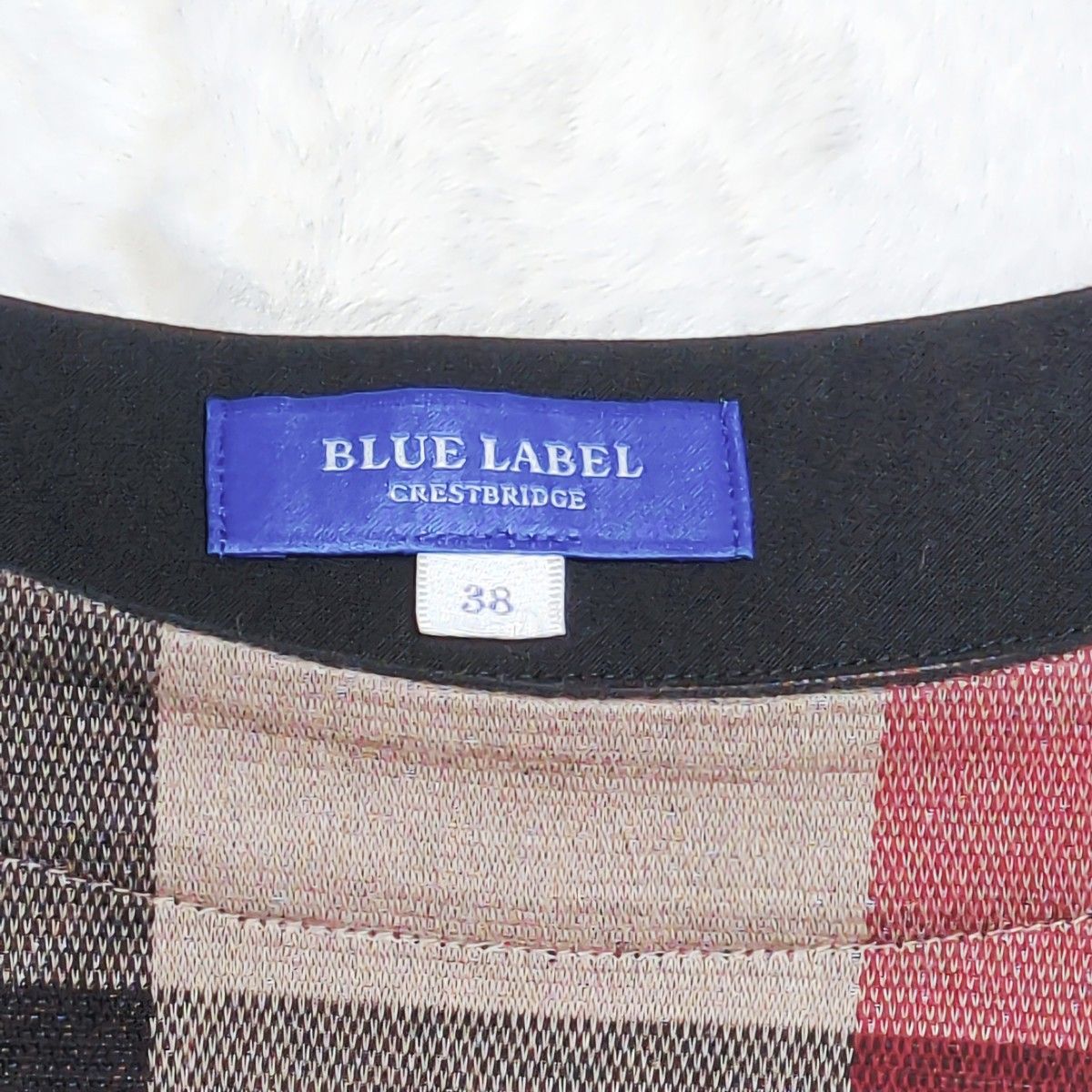 最終SALE！！ BLUE LABEL CRESTBRIDGE  ブルーレーベル クレストブリッジ 半袖 CBチェック カットソー