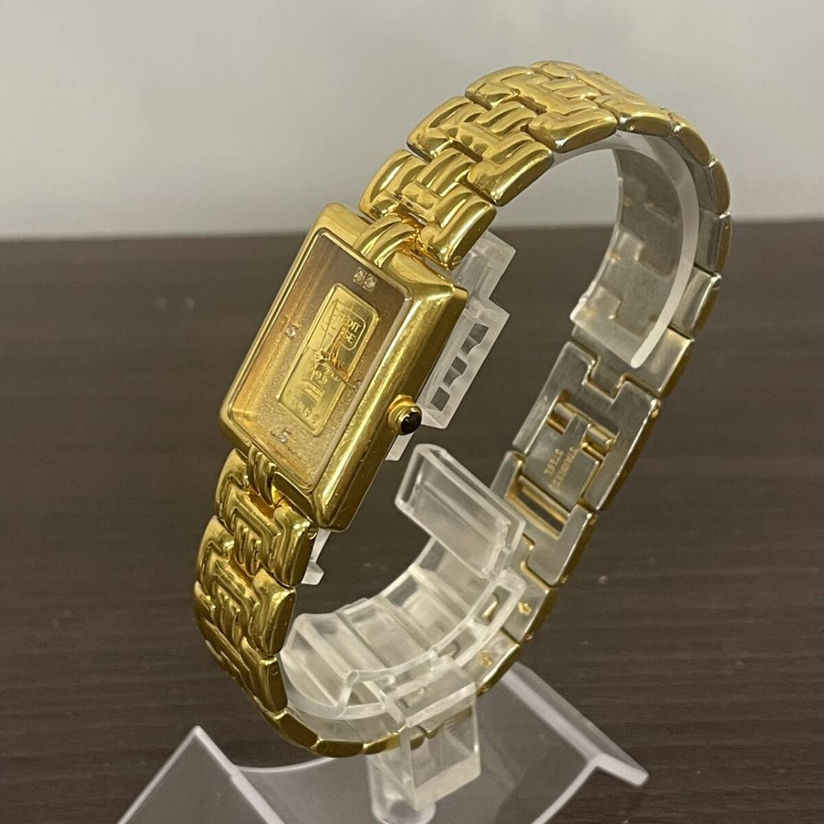 ELGIN エルジン FK-557 FINE GOLD 999.9 gold ingot 1g クォーツ 腕時計 h103の画像3