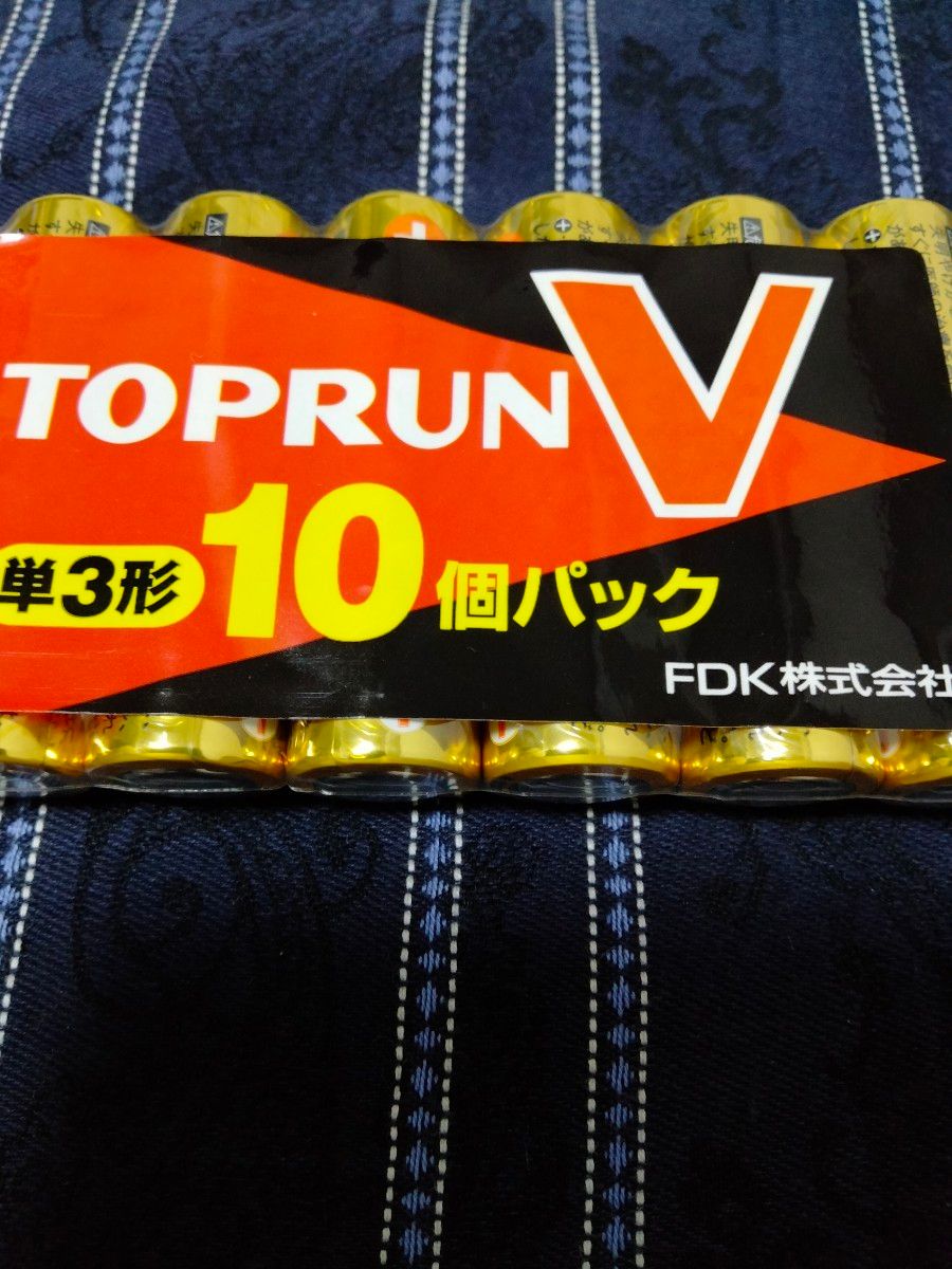 値下げ　TOPRUN　送料無料　単三　単３　電池　アルカリ乾電池　10個パック×4　計40本　スマートレターは郵便局窓口発送