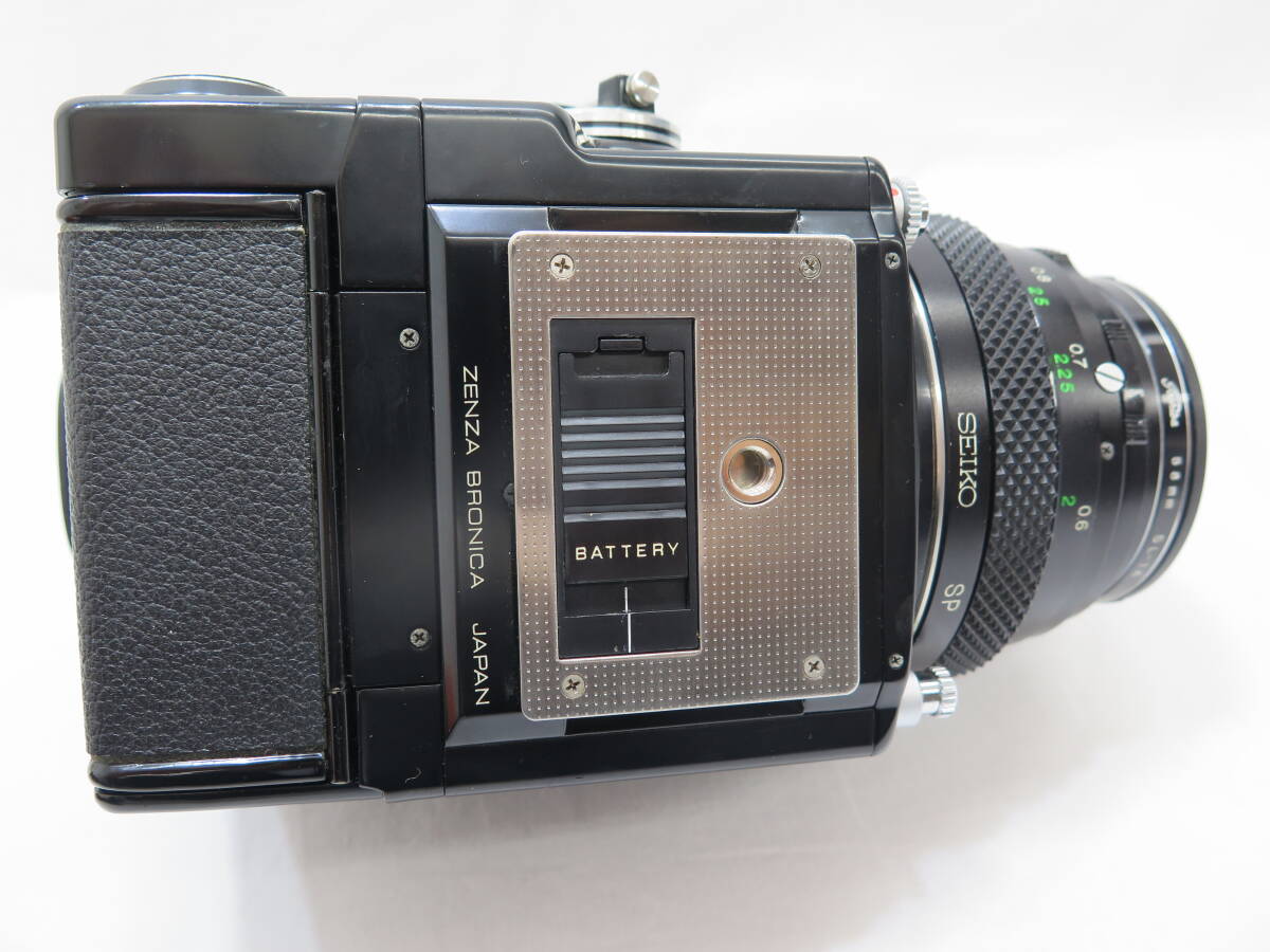 【1円スタート】 ゼンザブロニカ ZENZA BRONICA ETR-C / ZENZANON MC f=75mm 1:2.8 ジャンクの画像6