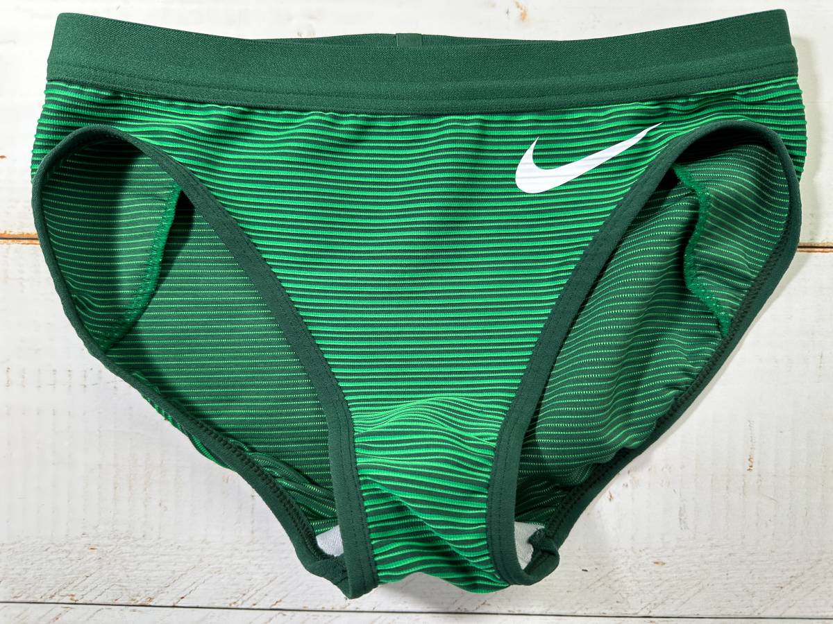 【即決】Nike ナイキ 女子陸上 レーシングブルマ ショーツ パンツ Green その2 海外XS_画像2