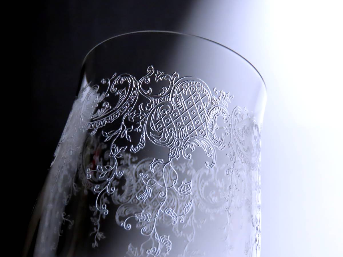 #701【ボヘミアグラス】　タンブラー６客セット　　クリスタル　　ボヘミアングラス　　新品　　数量追加可能_画像4