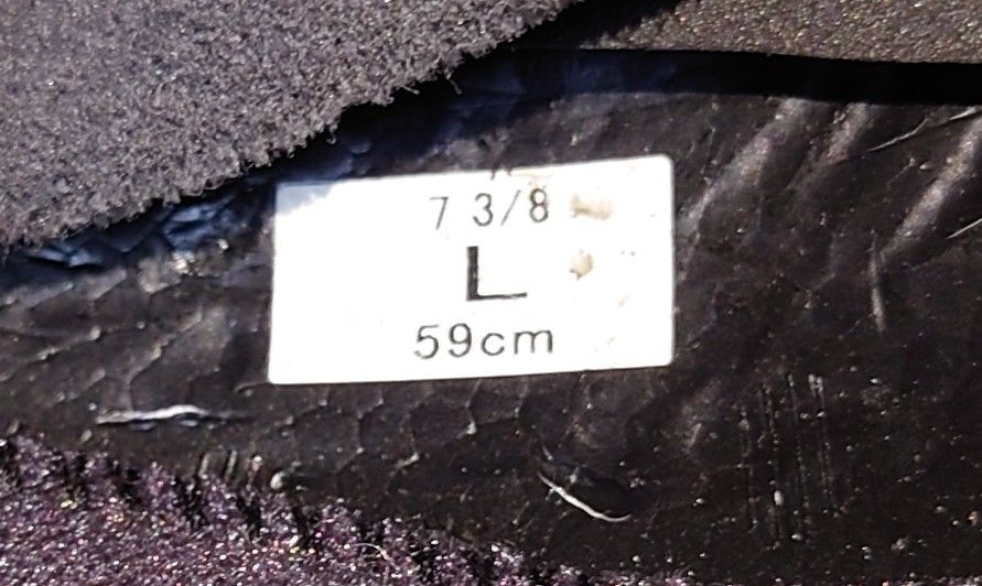 SHOEI QWEST L59cm 2013年8月製造 ピンロックシート付き　マットカラー