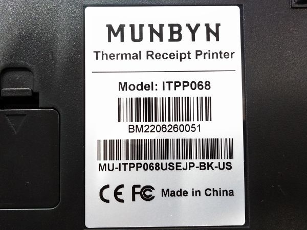 D□MUNBYN プリンター レシート 80mm 感熱プリンター ITPP068 サーマルプリンター ESC POS エプソン指令対応領収書 請求書 A-4-10-8□_画像8