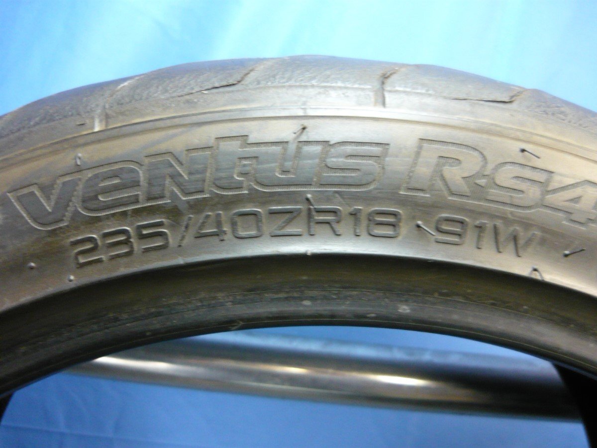 【1円開始】ベンタスRS4●235/40R18●6分山 2本 検査済み！取付/手渡し可！●(r2798の画像5