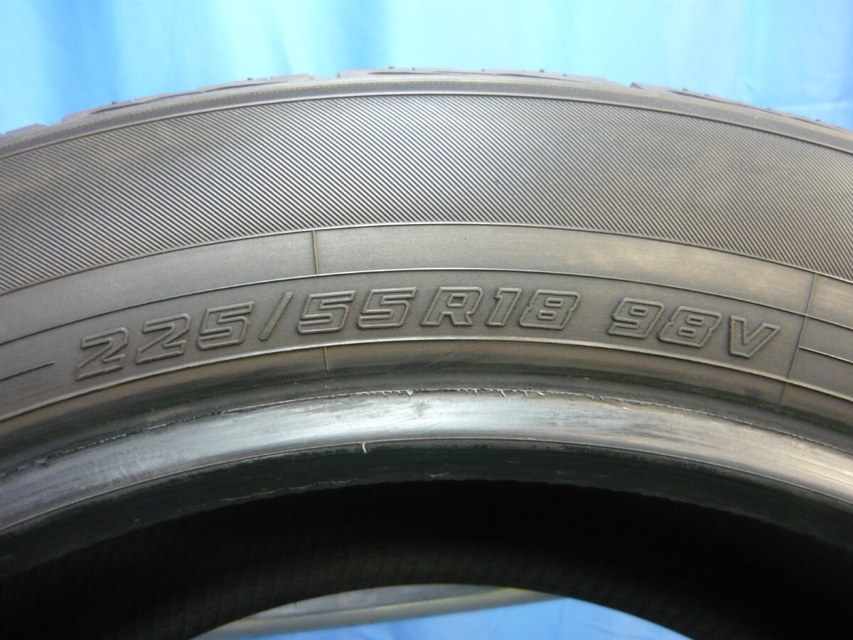 バリ山！ジオランダーCV G058■225/55R18●8分山 2本 2022年製！取付/手渡し可！●T31エクストレイル デリカD：5 アウトランダー●(rY186の画像4