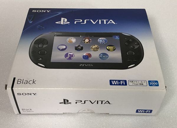 PCH-2000 ZA11 PS Vita Black 箱説明書付の画像1