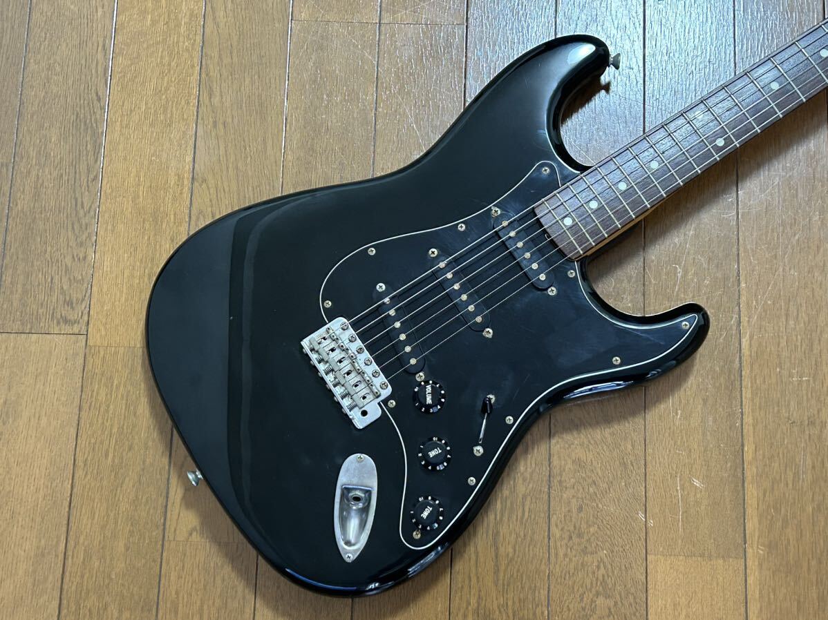 [GT]Fender Japan Squier フェンダー・ジャパン・スクワイヤーST62 BLKブラック Aシリアル ローズウッド・フィンガーボード！Made in Japan_画像2