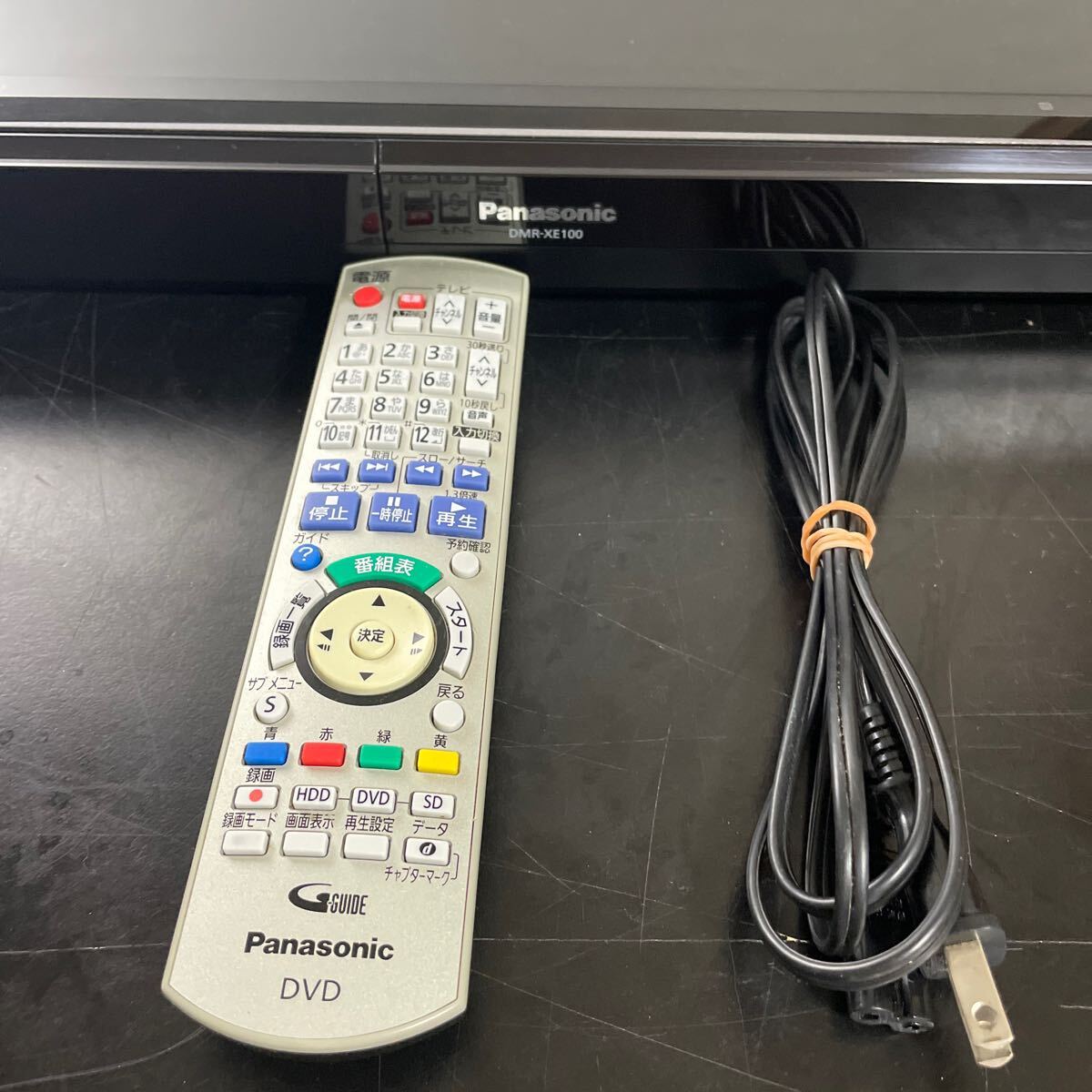 Panasonic DVD recorder digital broadcasting HDD DMR-XE100 remote control attaching 2011 year product 