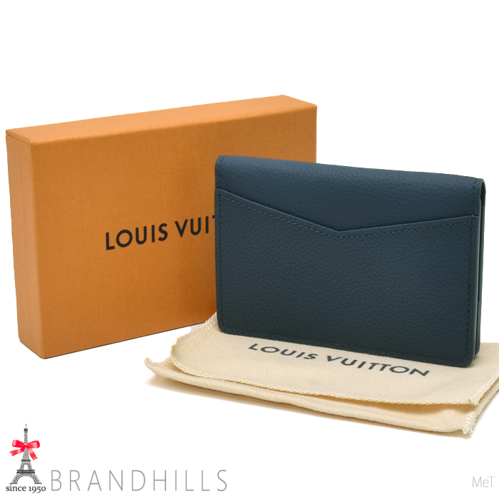 ルイヴィトン カードケース メンズ オーガナイザー ドゥ ポッシュ LVアエログラム ブルー 名刺入れ M81027 LOUIS VUITTON 未使用品の画像3