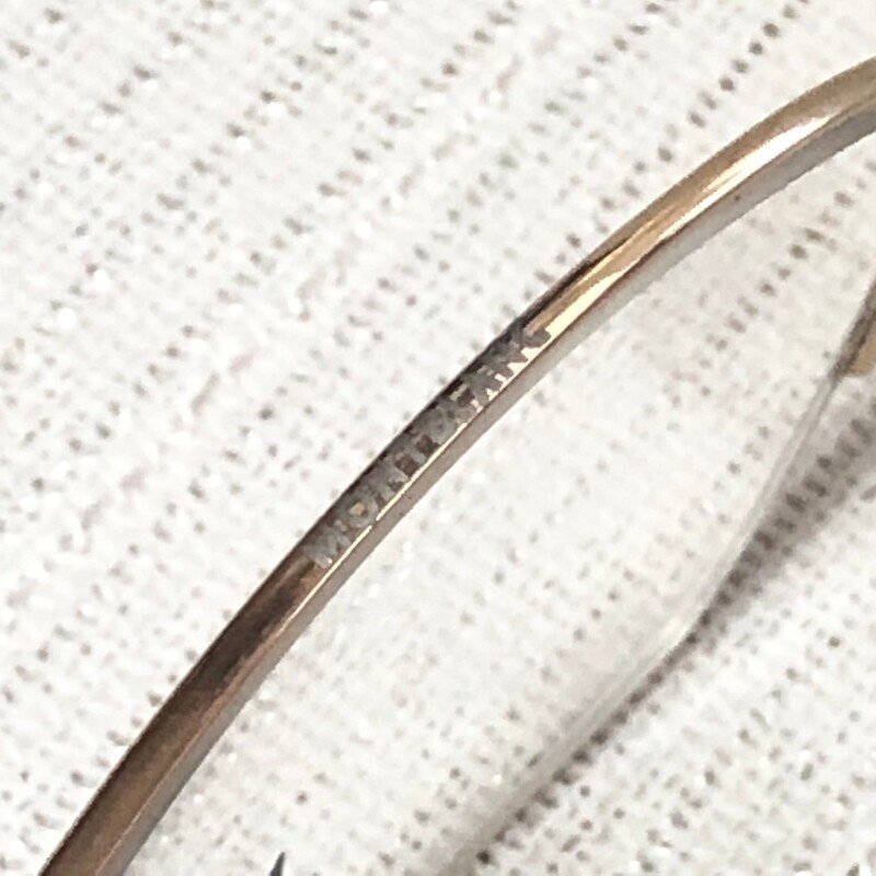 デッドストック MONTBLANC モンブラン 眼鏡 めがね メガネ チタン MB0238 F90 ITALY 定価62000円 IW404AE01MNTの画像4