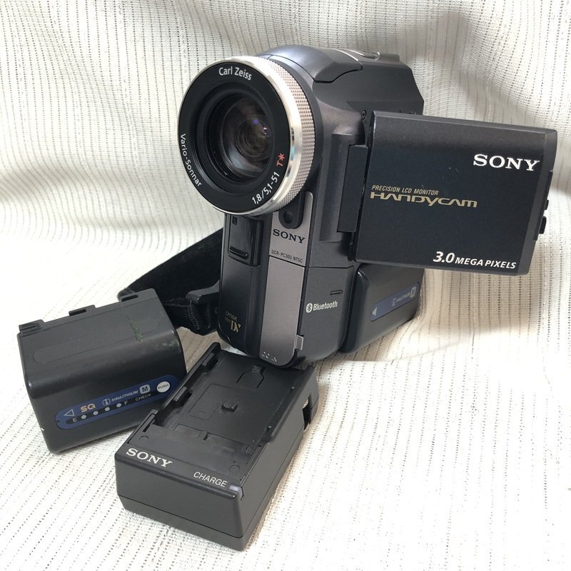 SONY Sony Bluetooth видео камера DCR-PC300 портативный cam цифровой Mini DV аккумулятор 2 шт есть IW404BC01SNY