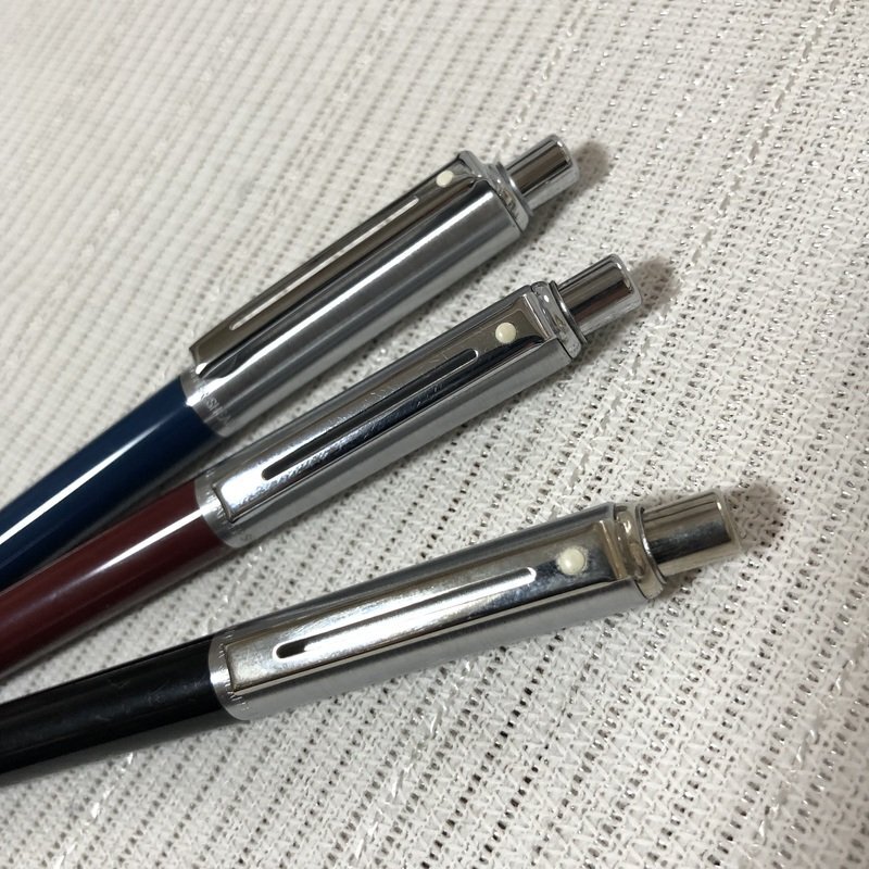 SHEAFFER シェーファー ボールペン 3色 3本 セット おまとめ ボルドーブルー ブラック 全て書けます！ IW404DP02SHF_BND3//_画像2