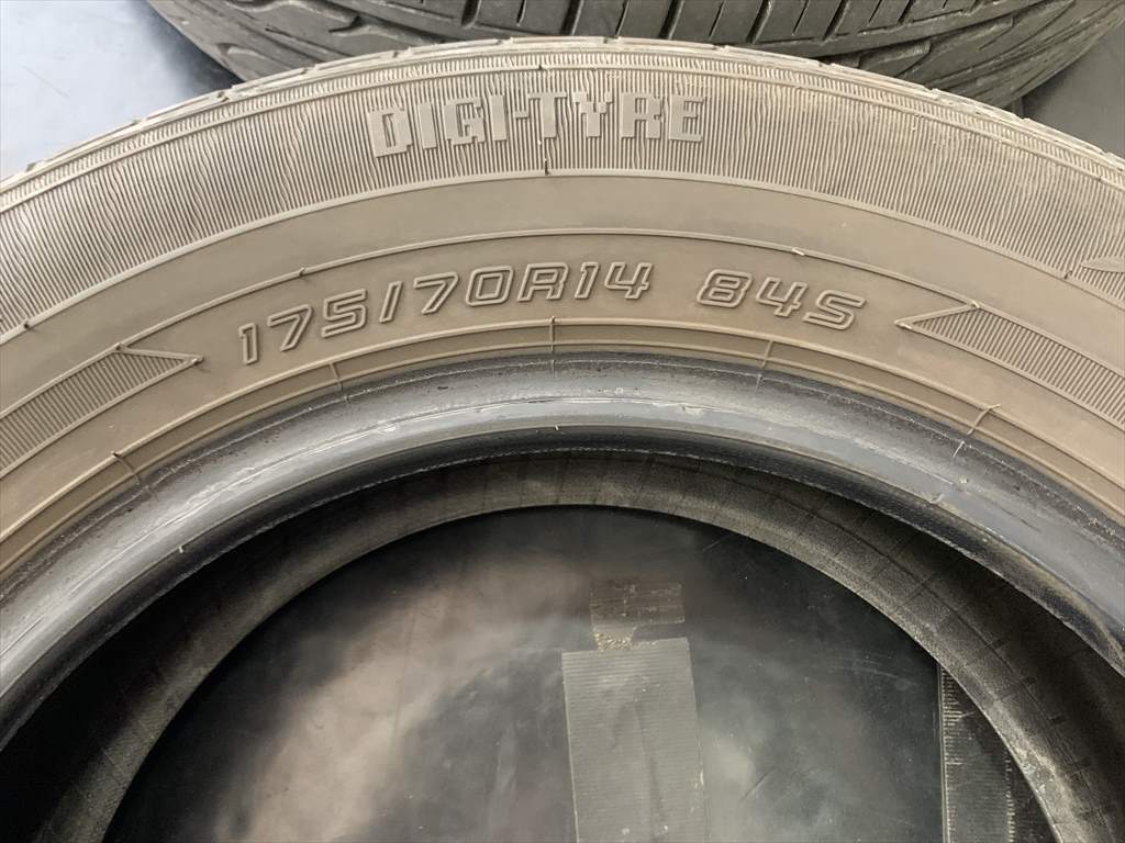 ２本　DUNLOP　デジタイヤ　EC202　１７５／７０Ｒ１４　84S　2022年製0222/2023年製0123　175/70_画像6