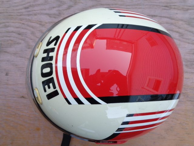 SHOEI ショウエイ バイクヘルメット 未使用品  ジャンク品 コレクション レア インテリア 当時物 昭和 レトロ RF-VOGUE  の画像9