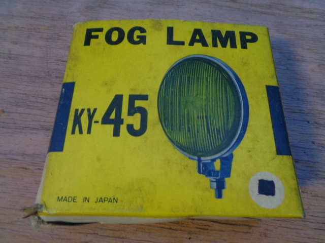 FOG LAMP　赤色　フォグランプ　当時物　昭和　レトロ　ビンテージ　パトカー　救急車　デコトラ　トラック野郎　ハーレーダビッドソン　_画像1