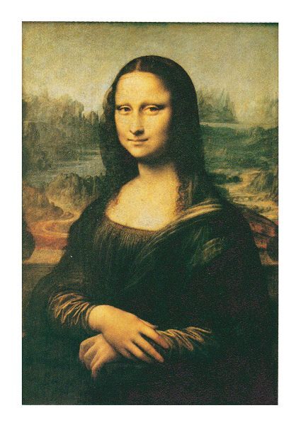絵画 世界の名画シリーズ 額縁付(MJ108N) レオナルド・ダ・ヴィンチ 「モナ・リザ」 お買い得サイズ： M10号 プリハード_画像1