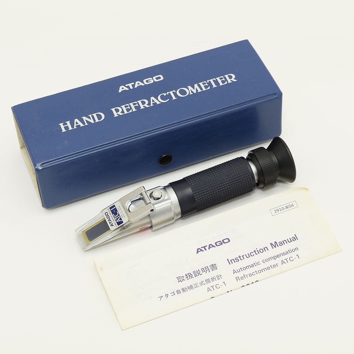 ▽507892 ATAGO アタゴ 手持屈折計 ATC-1 Brix 0～32% HAND REFRACTOMETER 自動補正式 ジャンク扱い_画像1