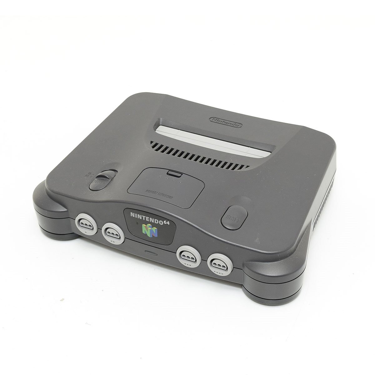 ▽509539 Nintendo ニンテンドー64 本体セット システムラック付 動作確認済 コントローラーブロス2個付 NUS-001 任天堂 ロクヨンの画像3