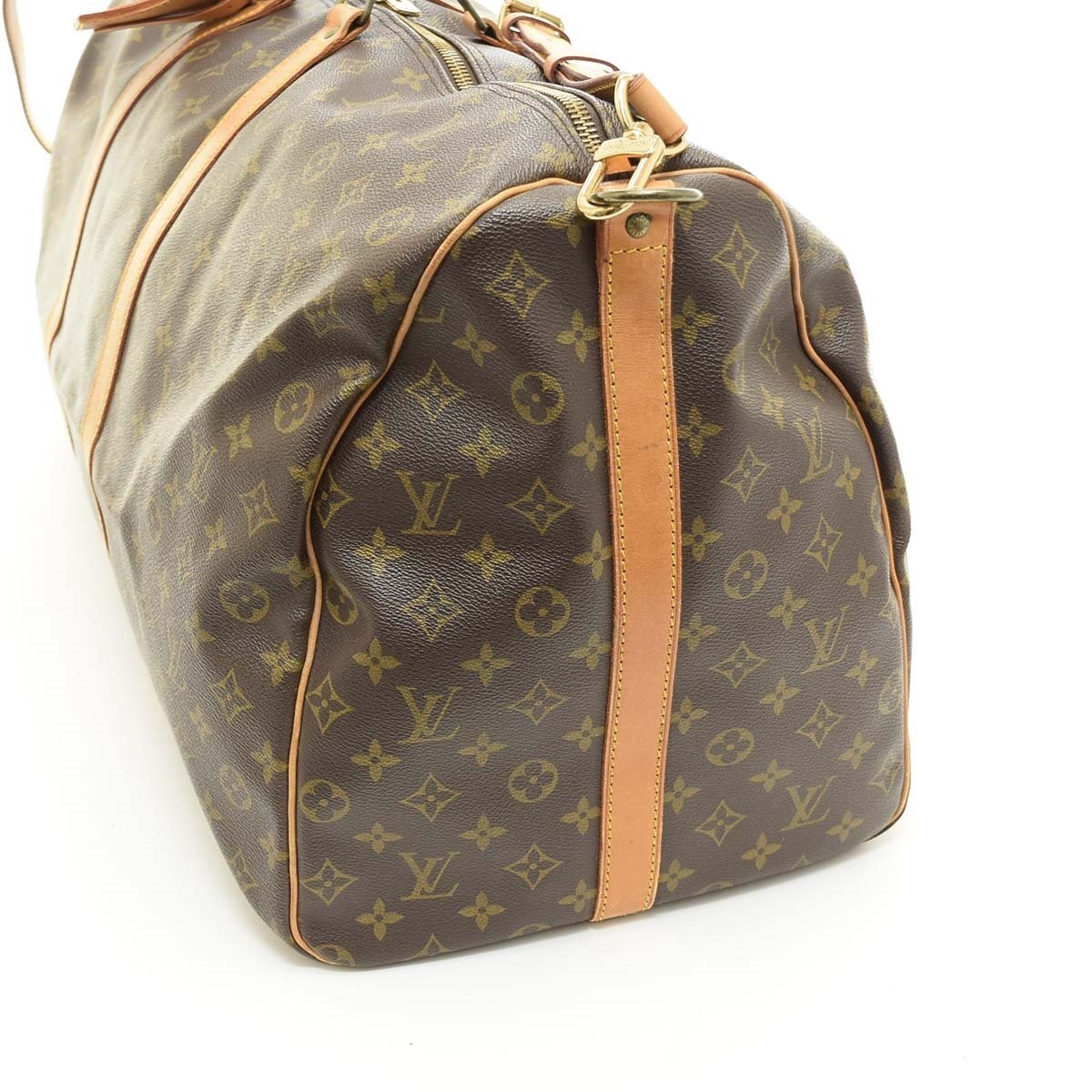 □511391 LOUIS VUITTON ルイヴィトン 2WAYボストンバッグ モノグラム キーポルバンドリエール60 M41412 ブラウン_画像6