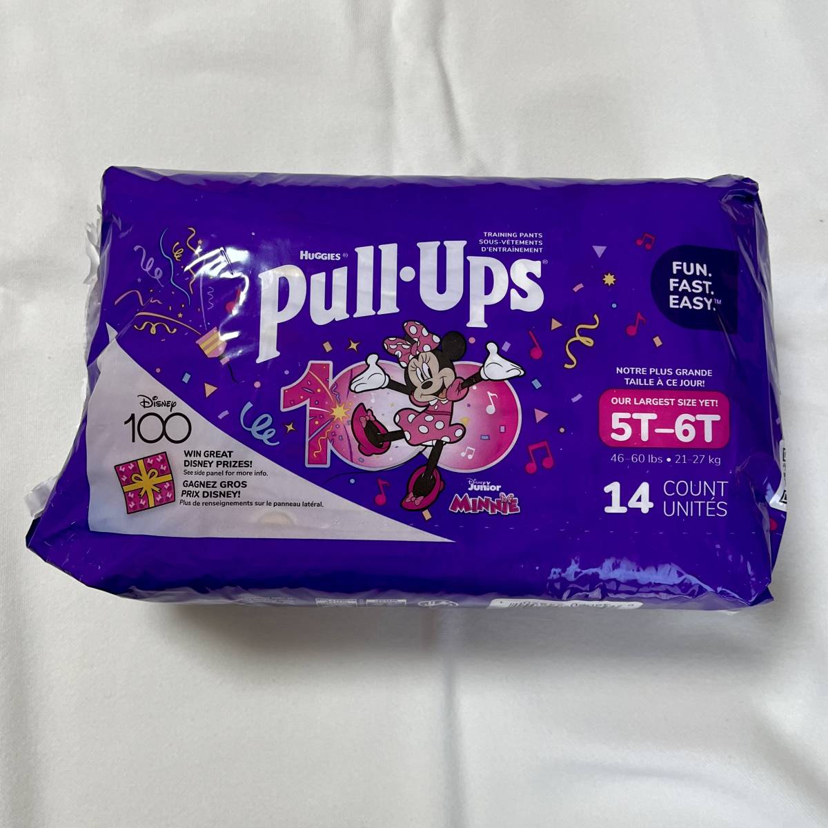 【海外の紙おむつ】Pull-Ups トレーニングパンツ 女の子用 1パック(14枚)【ABDL】_画像1
