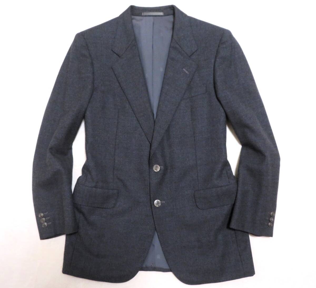  прекрасный товар Aquascutum Aquascutum tailored jacket серебряный кнопка мужской блейзер общий подкладка 2. бизнес Golf джентльмен 94A5 осень-зима предмет 