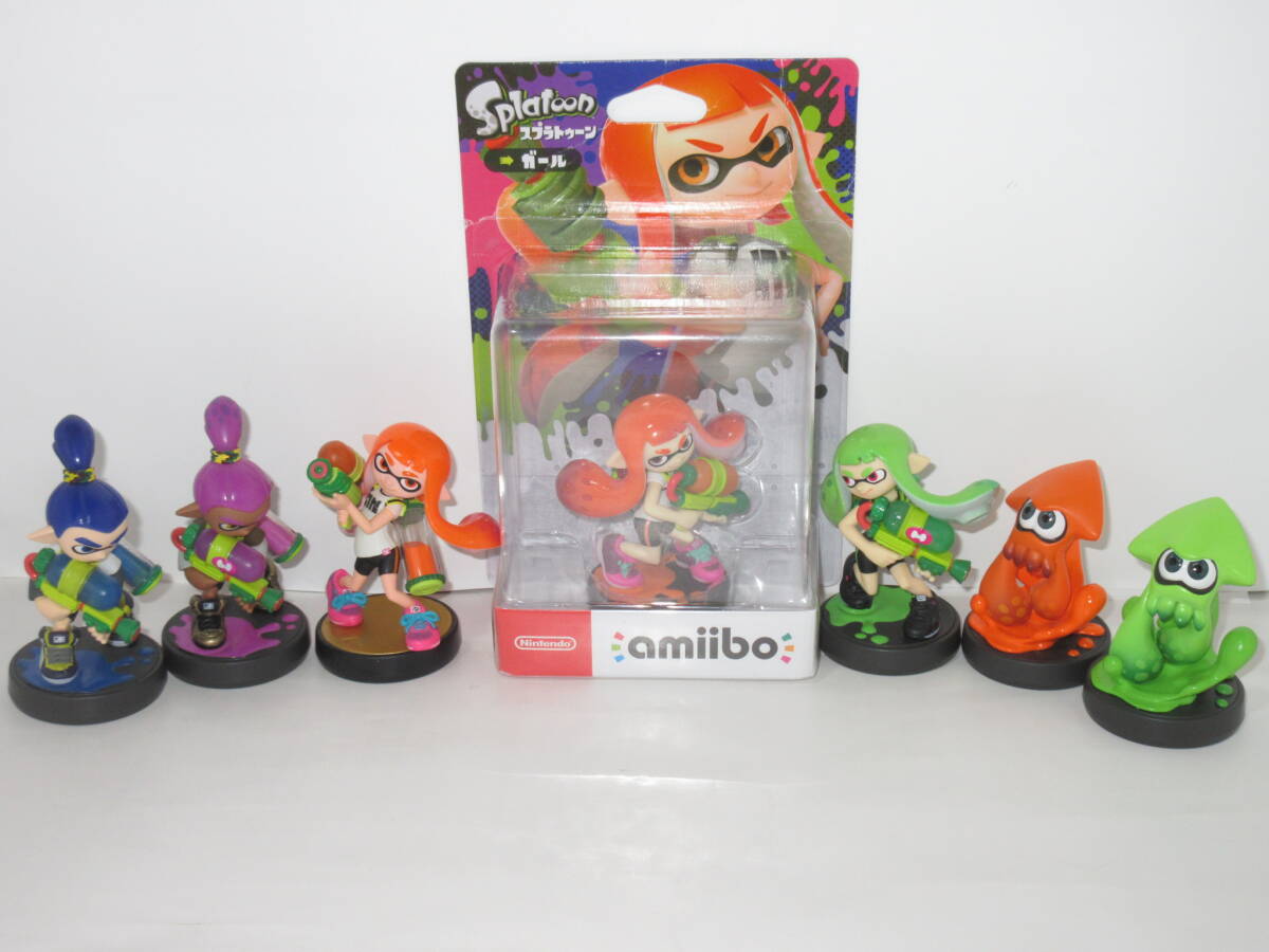 SWITCH amiibo 全23体 全種ギア 19種 フルセット タコ スプラ SWITCH amiibo 全23体 全種ギア 19種 フルセット タコ スプラ