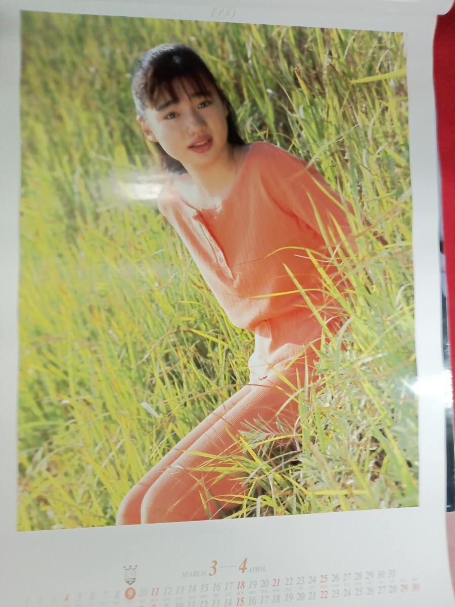 西尾悦子（悦子） 1990年カレンダー 表紙含め全7枚の画像4