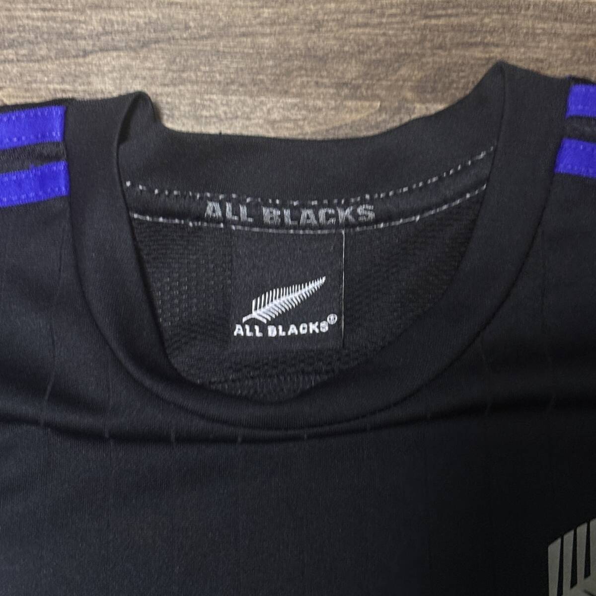 ◎adidas ALL BLACKS ラグビー トレーニングジャージ Tシャツ Adidas All Blacks Training Jersey shirt Oの画像3