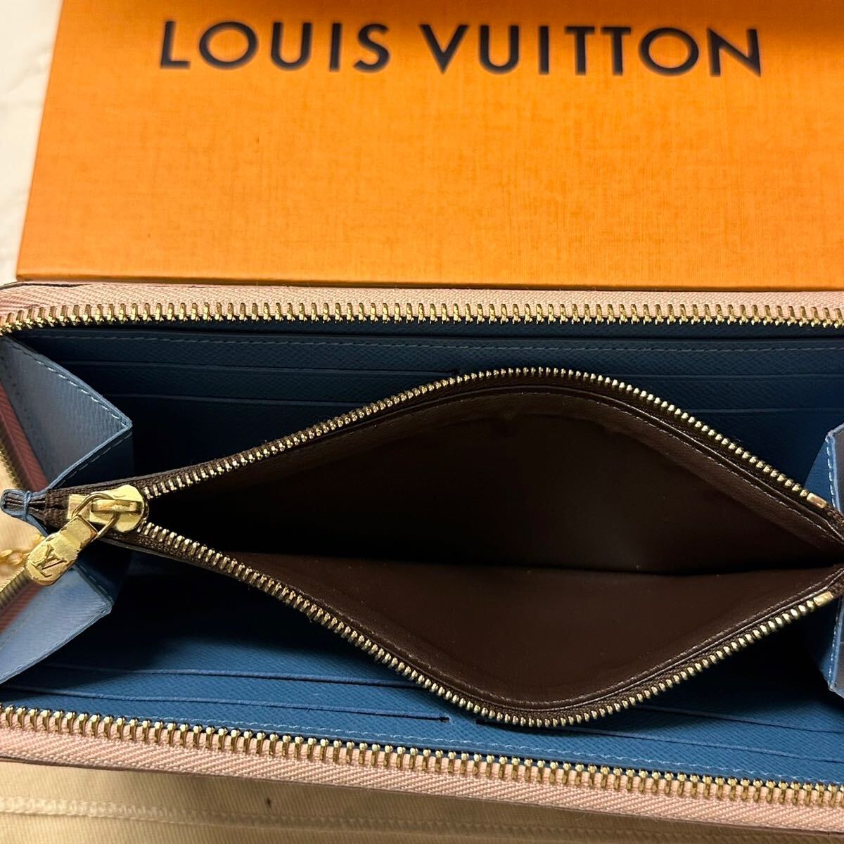 ルイヴィトン　LOUIS VUITTON モノグラム　ポルトフォイユ　クレマンス　財布　長財布　ジッピーウォレット　レディース_画像4