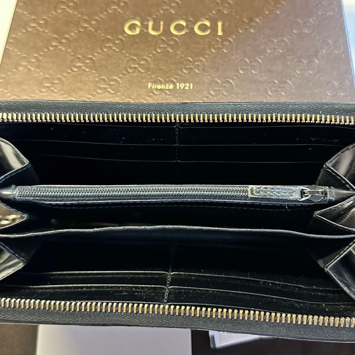 グッチ　GUCCI 財布　長財布　インプリメ　GG金具　ラウンドファスナー　メンズ　レディース_画像3