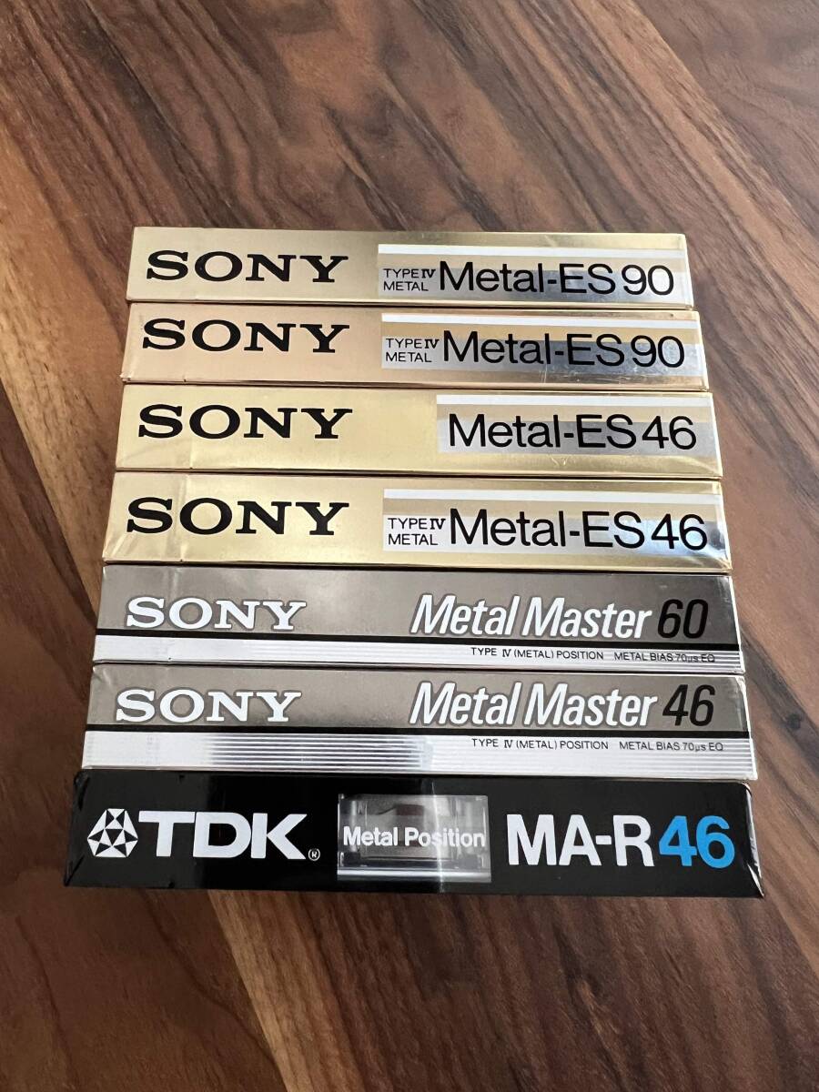 SONY Metal ES・Metal Master 新品未使用メタルテープ, TDK MA-R 新品未使用メタルテープの画像3