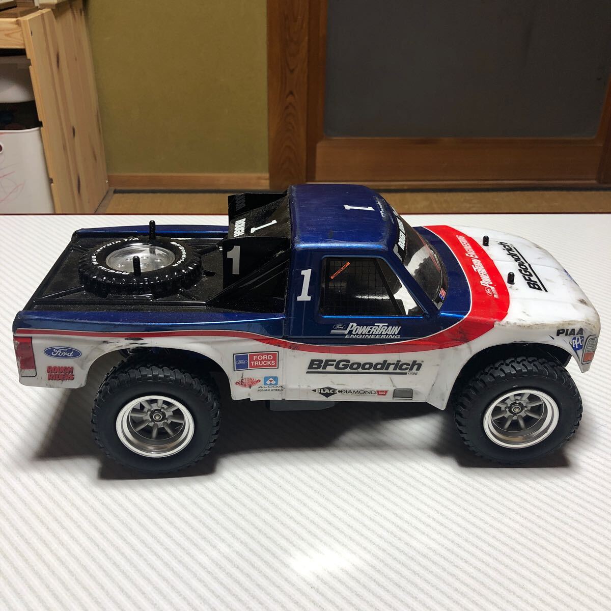 タミヤTA-02T フォード　F150 スタジアムトラック　ジャンク2台セットTAMIYA 当時物 _画像3