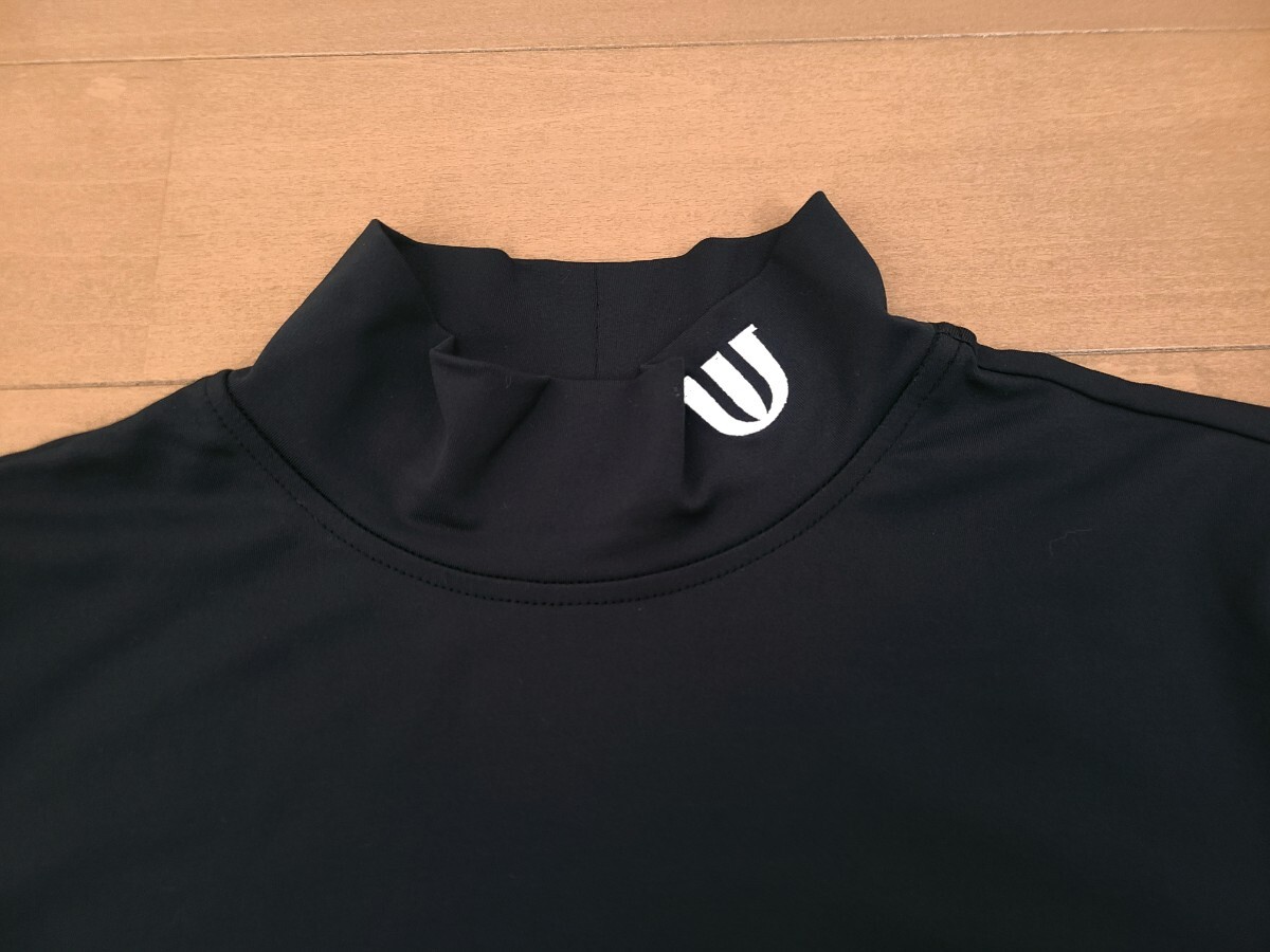 ○美品○M.U SPORTS 黒色インナー サイズ42 ミエコウエサコ ゴルフ用アンダーシャツの画像2