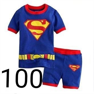 スーパーマン　100 パジャマ　　半袖　コスチューム