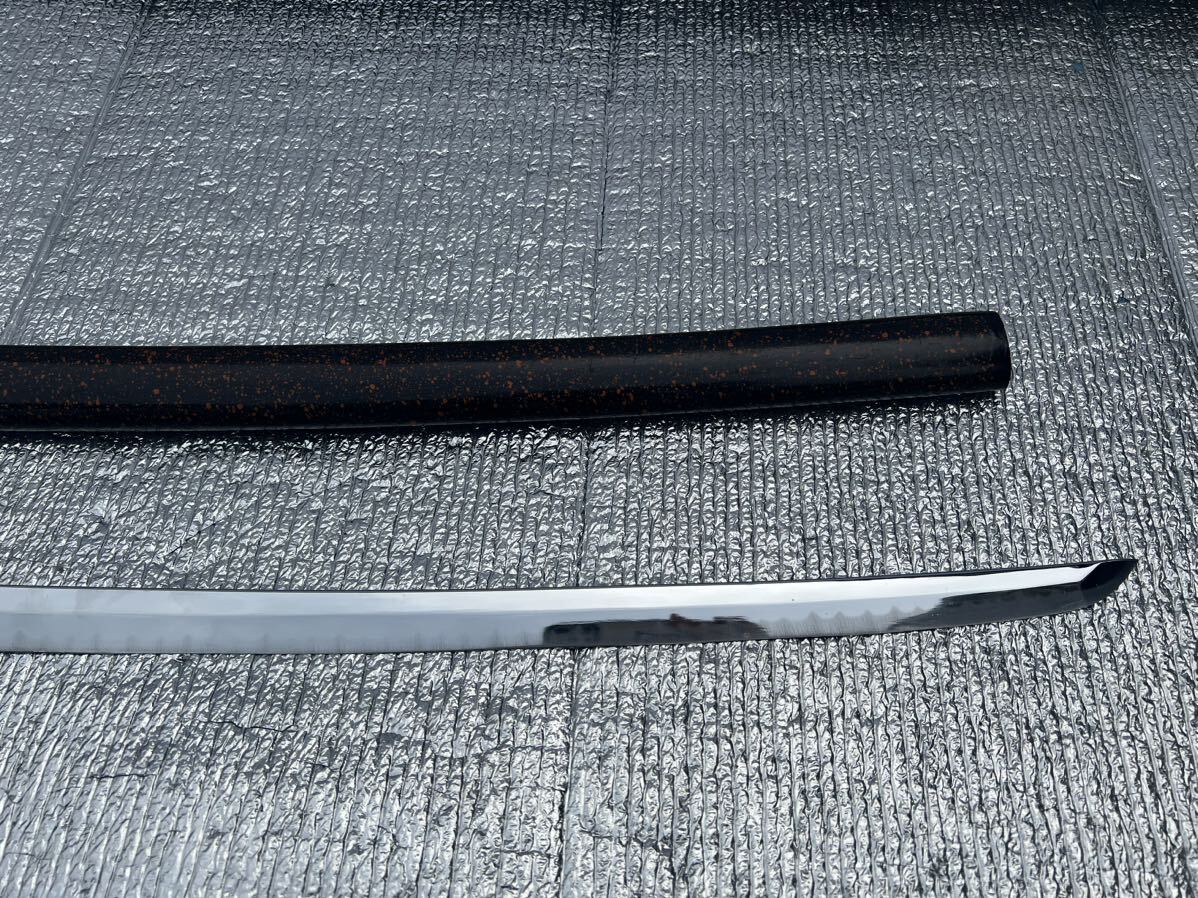 模造刀 日本刀 模擬刀 レプリカ 居合刀 太刀 武具 脇差 全長 104センチほど_画像9